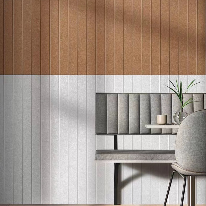 Material ECO reciclat 100% pâslă pentru animale de companie Fibră de poliester Panou acustic Mute Rezistent la flacără Panou acustic de perete Fabricare foi