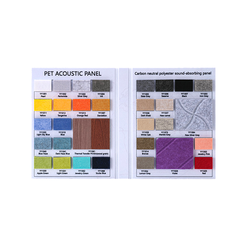 Placă de absorbție a sunetului din fibră de poliester canelată rezistentă la foc, pentru tratament acustic cinema/KTV