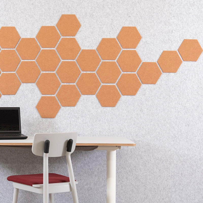 Panou de absorbție a sunetului din fibră de poliester canelată personalizabil Panou de absorbție a sunetului din fibră de poliester canelată personalizabil