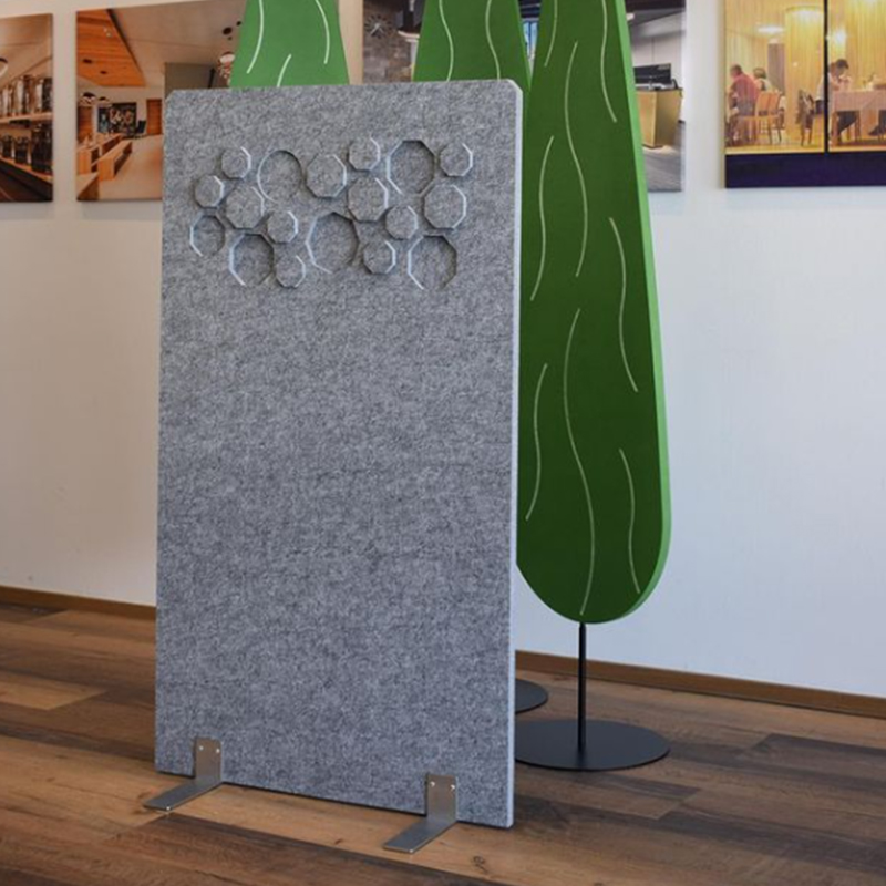 Panouri acustice ecologice pentru despărțitori despărțitori pentru birouri, îmbrăcate în țesătură, design interior comercial