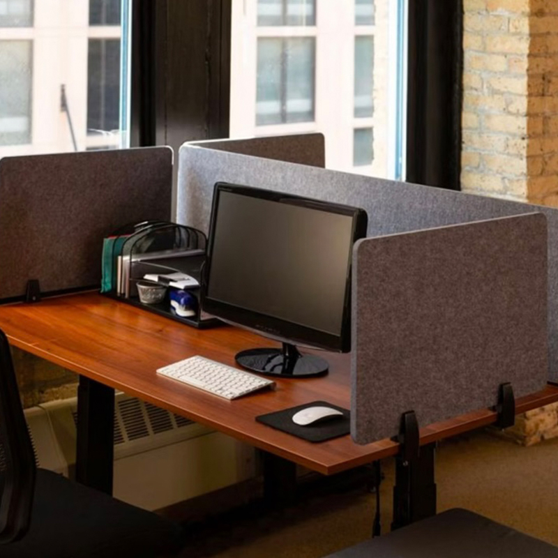 Spesonic Eco-friendly Fibră de poliester PET despărțitor de birou Ecran de birou acustic din poliester absorbant sunet