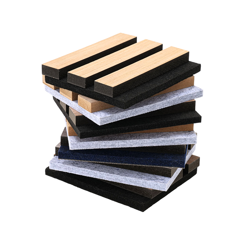 Panou de perete din șipci din lemn Spesonic pentru anulare a zgomotului de interior Panou de perete decorativ 3D cu absorbție fonică acustică Akupanel Panou de perete din șipci din lemn Spesonic pentru anulare a zgomotului de interior Panou de perete decorativ 3D cu absorbție fonică acustică Akupanel