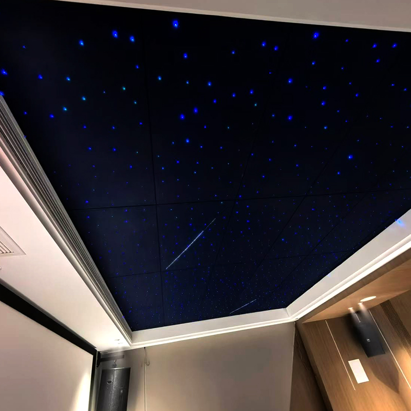 Plafon înstelat romantic din fibră optică pentru camera de zi Cinema dormitor strălucitor strălucitor cer de noapte în stele întunecate pentru decorarea interioară Plafon înstelat romantic din fibră optică pentru camera de zi Cinema dormitor strălucitor strălucitor cer de noapte în stele întunecate pentru decorarea interioară