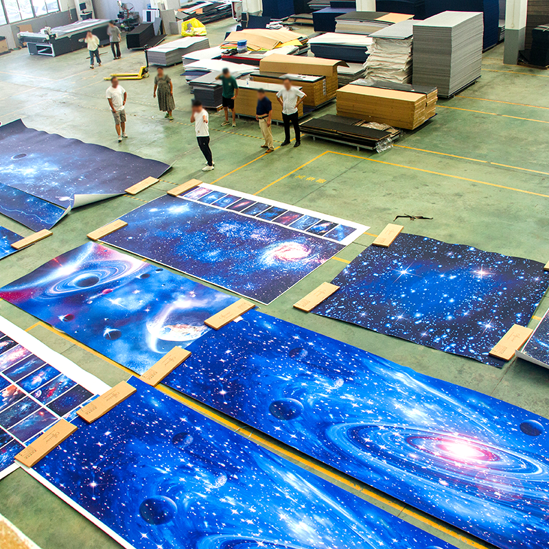 Tavan cu cer înstelat fără sudură - romantic, HD, direct din fabrică pentru cinematografe/dormitoare