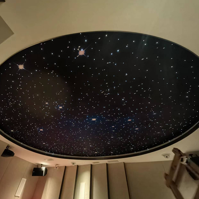 Plafoniera modernă Star Top pentru cameră audio-vizuală KTV Fibră optică Sky Star Lumină decorativă proiector directă