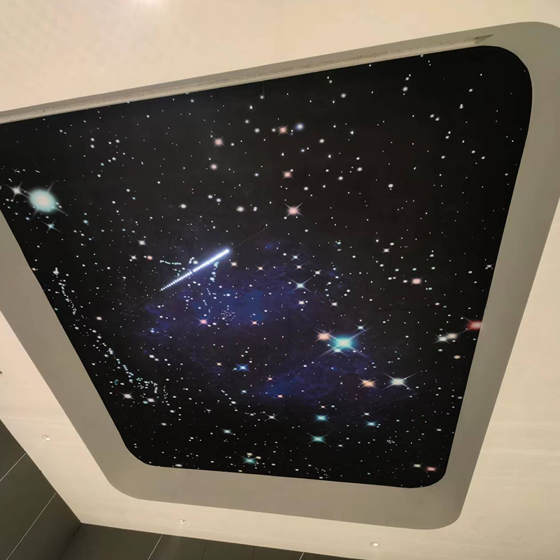 Plafoniera modernă Star Top pentru cameră audio-vizuală KTV Fibră optică Sky Star Lumină decorativă proiector directă Plafoniera modernă Star Top pentru cameră audio-vizuală KTV Fibră optică Sky Star Lumină decorativă proiector directă