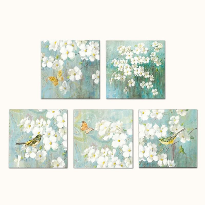 Fotografii murale cu panouri acustice cu transfer termic în stil modern - HD, absorbante de sunet, pentru dormitor/sufragerie