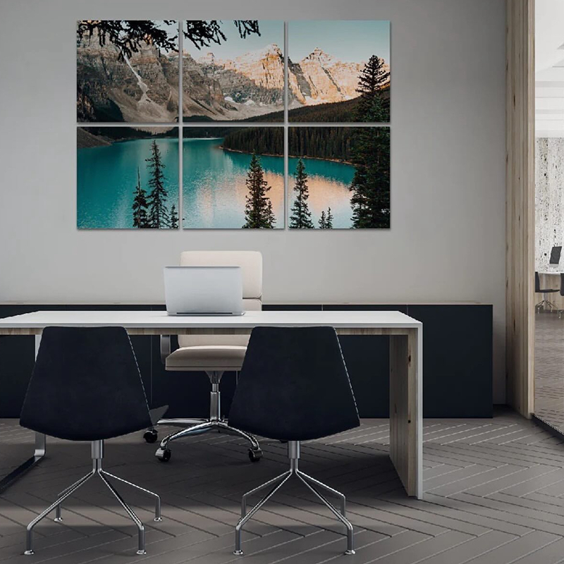 Panouri murale imprimabile cu transfer termic - autoadezive, izolate fonic, potrivite pentru auditorii/școli