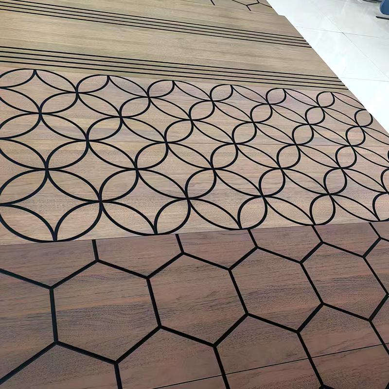 Panouri acustice din PVC și poliester Ast-Delivery - preț de fabrică, absorbant sunet pentru teatru/studio