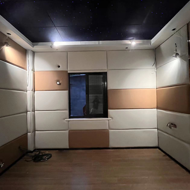 Panouri acustice îmbrăcate în piele cu burete eficient în protejarea oamenilor împotriva rănilor Panouri acustice îmbrăcate în piele cu burete eficient în protejarea oamenilor împotriva rănilor